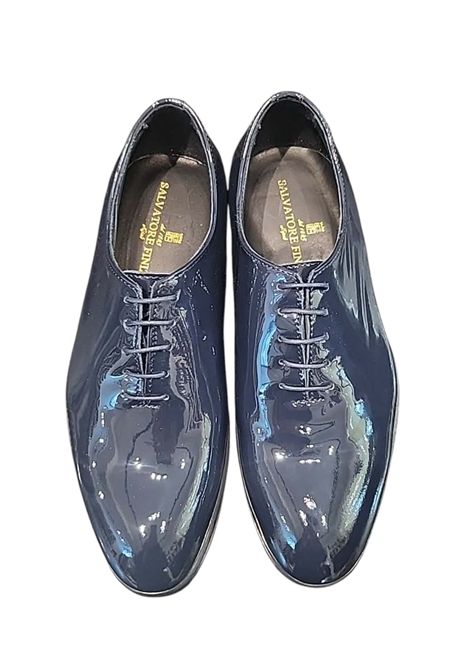 Patent leather lace-up shoe SALVATORE FINIZIO | shoes | 32119CAVIALEBLU